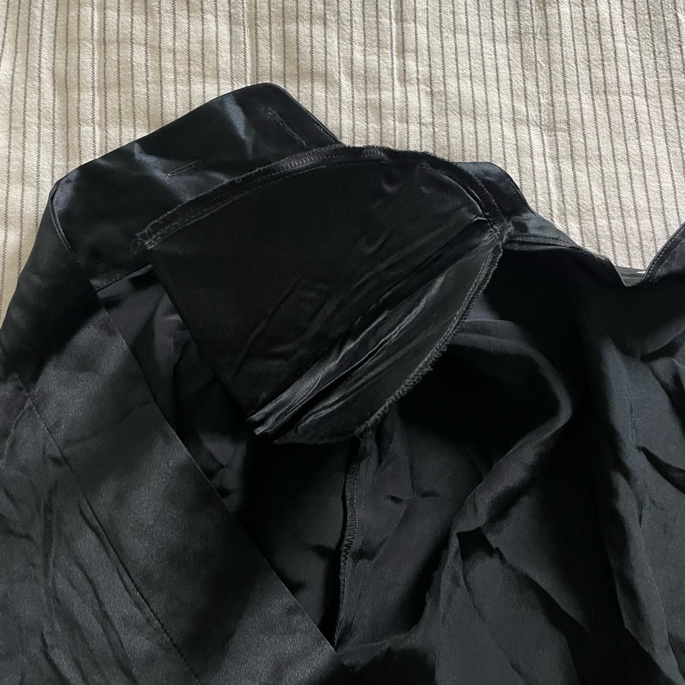 Valerie Stevens Black Silk Blouse - Picture 11 of 12